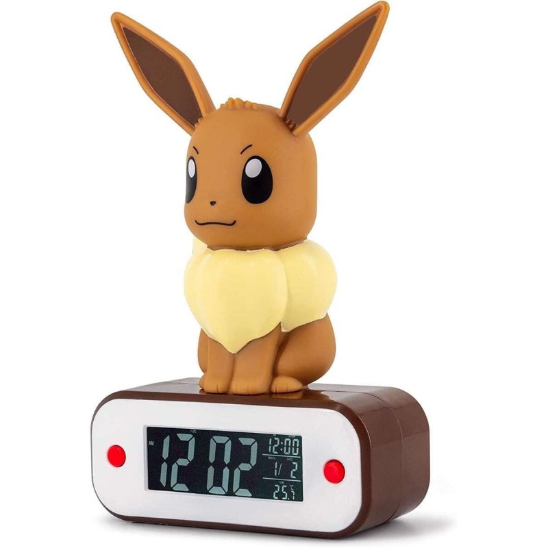 Pokémon Alarm Clock with Light Evoli Eevee 18cm