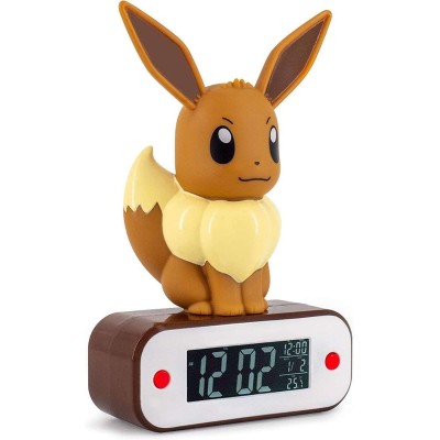 Pokémon Alarm Clock with Light Evoli Eevee 18cm