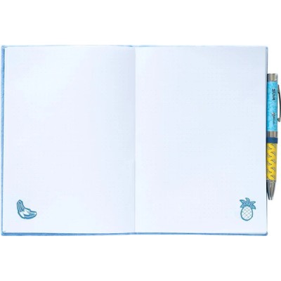 Stitch Officially licensed Premium Plush Notebook A5 with pen Tropical