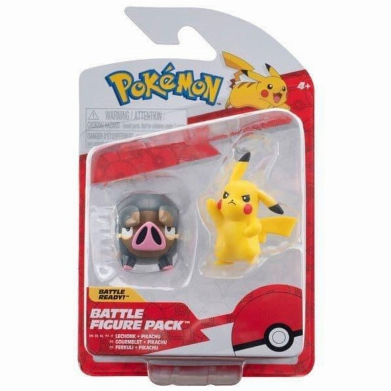 Pokémon Battle Figure Set Figures 2-Pack Pikachu #5, Lechonk 5 cm JAZPKW3566