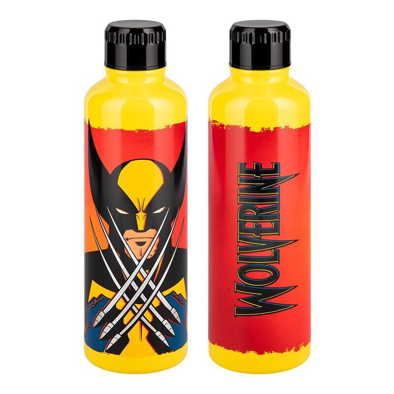 Marvel Officially licensed Metal Water Bottle X-Man Wolverine 450ml