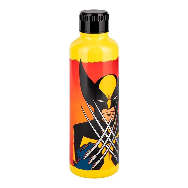 Marvel Officially licensed Metal Water Bottle X-Man Wolverine 450ml