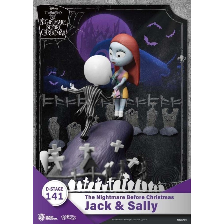  Disney: Nightmare before Christmas Jack & Sally Φιγούρα ύψους 15εκ. BKDDS-141 Beast Kingdom