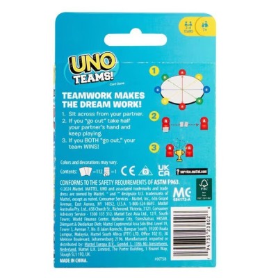 UNO Teams Card Game