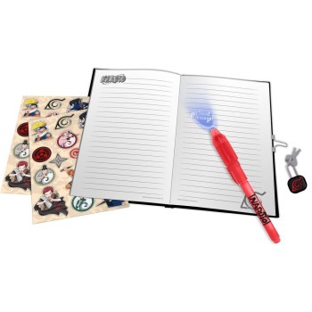 Naruto Secret Diary Set with Lock
