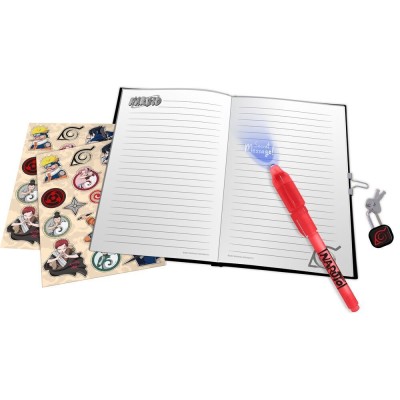 Naruto Secret Diary Set with Lock
