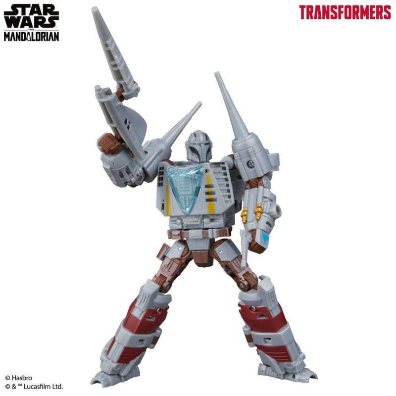 Star Wars x Transformers Action Figure The Mandalorian / N-1 Starfighter 19cm