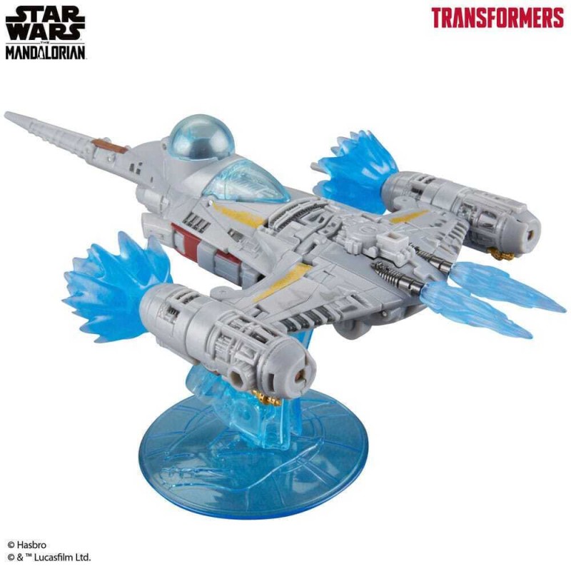 Star Wars x Transformers Action Figure The Mandalorian / N-1 Starfighter 19cm
