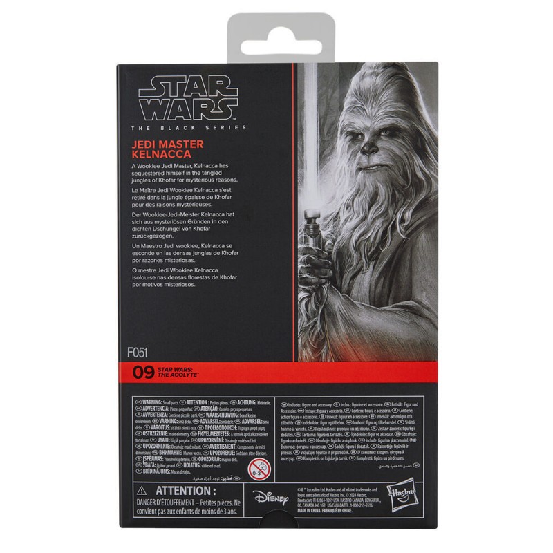 Star Wars: The Acolyte Black Series Action Figure Jedi Master Kelnacca 15cm