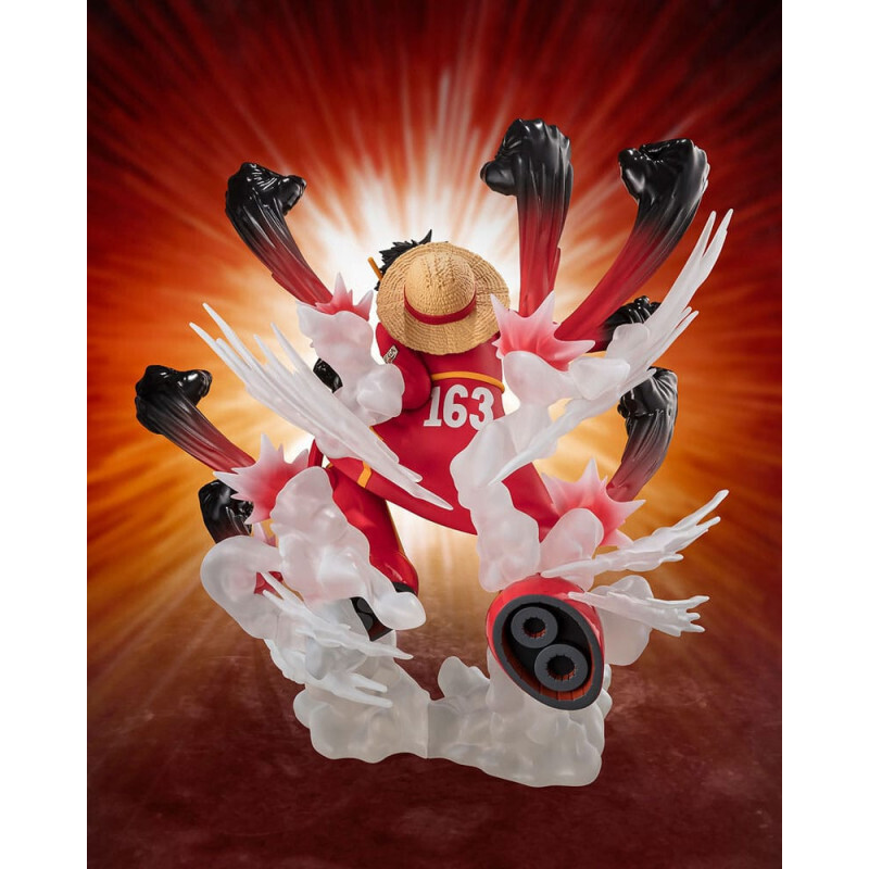 One Piece Figuarts ZERO Extra Battle PVC Statue Monkey D. Luffy -Gum Gum Hawk Gatling- 19cm BTN67504