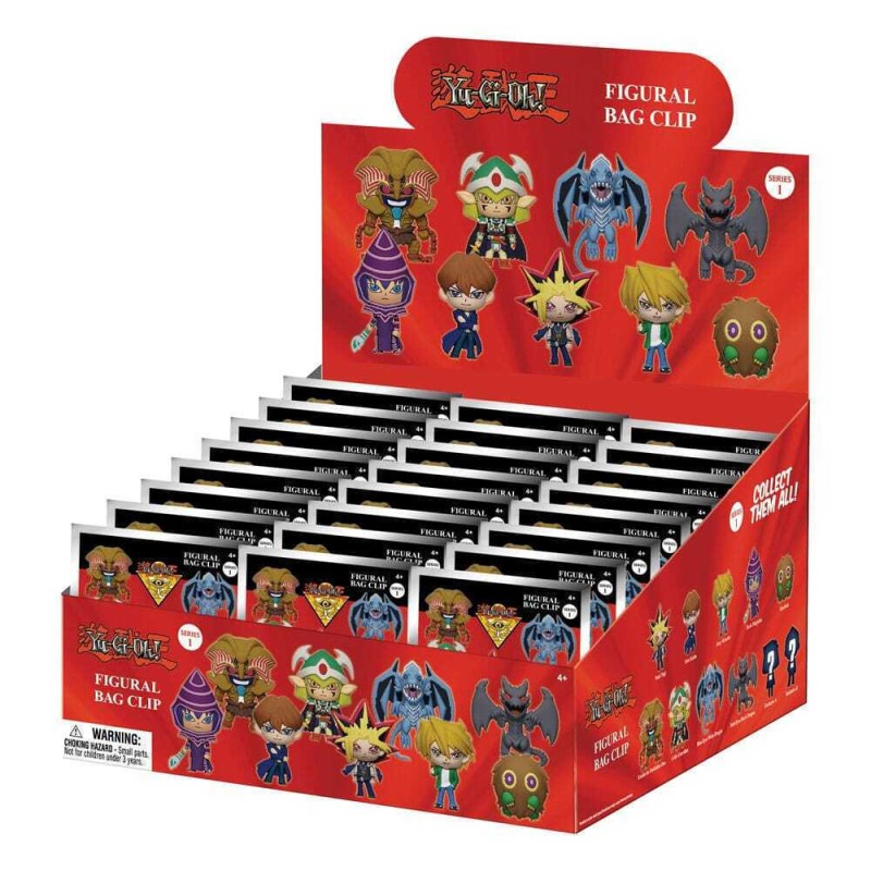 Yu-Gi-Oh 3D PVC Bag Clips Series 1 Random Choice