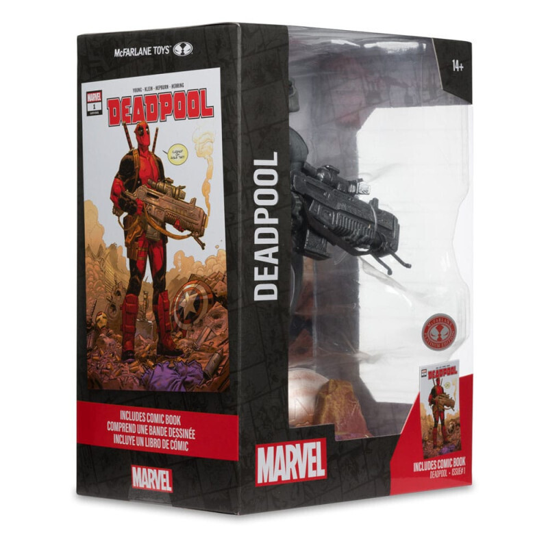 Marvel Collection Pvc Statue 1/6 Deadpool Deadpool #1 Grey Suit Chase 27Cm