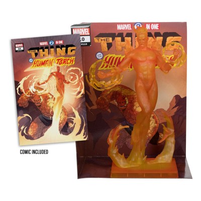 Marvel Collection PVC Statue 1/6 Human Torch (Marvel 2 in 1 #10) 29cm