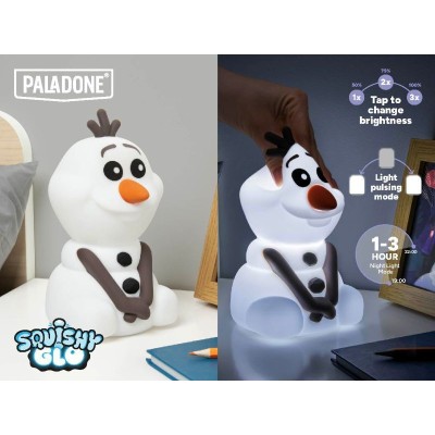 Frozen Squishy Officially licensed Glo Silicon Light Olaf 15cm