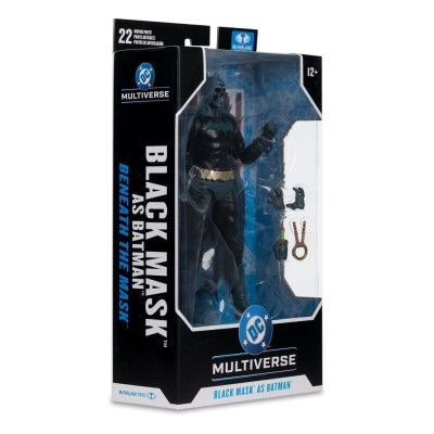 DC Multiverse Action Figure Black Mask as Batman (Beneath the Mask) 18cm