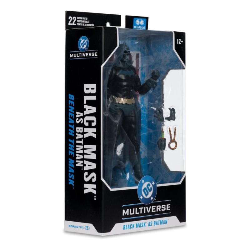 DC Multiverse Action Figure Black Mask as Batman (Beneath the Mask) 18cm