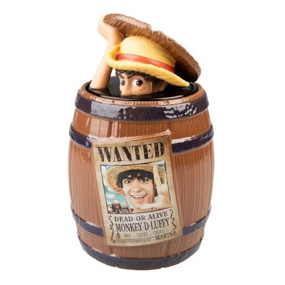 One Piece Officially licensed Cookie Jar Wanted Monkey D. Luffy