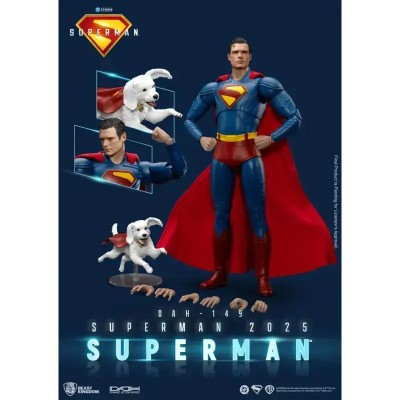 Superman 2025 Action Figure Superman & Krypto 21cm