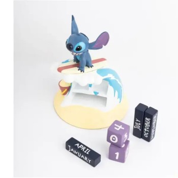 Lilo & Stitch Surfer Stitch Officially licensed 3D Perpetual Calendar
