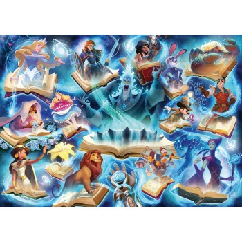Disney Lorcana Jigsaw Puzzle Glimmers of the Realm: Sapphire (1000 pieces)