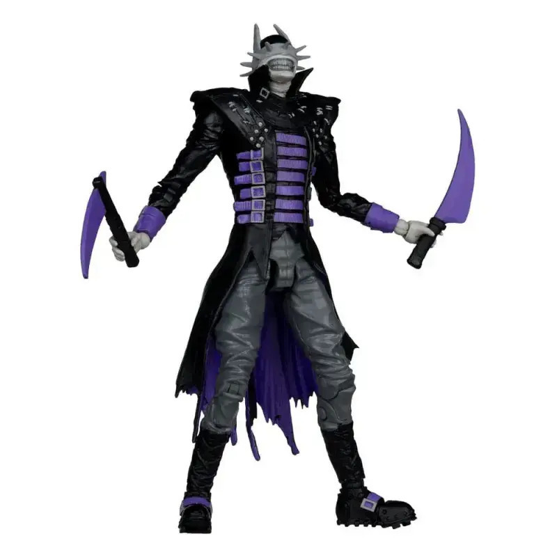 DC Multiverse Action Figure The Batman Who Laughs (B&W with accent) (Gold Label) 18cm