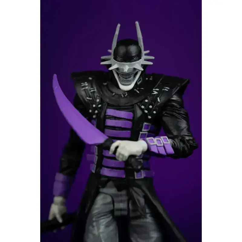 DC Multiverse Action Figure The Batman Who Laughs (B&W with accent) (Gold Label) 18cm