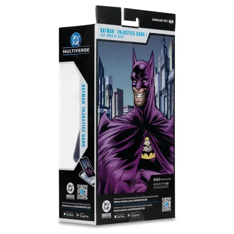 DC Multiverse Action Figure Batman (Injustice Gang) (JLA: Rock of Ages) (Red Platinum Edtion) 18cm