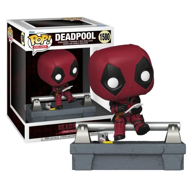 Marvel POP! Deluxe Vinyl Figure Deadpool on Bridge 9cm 1580