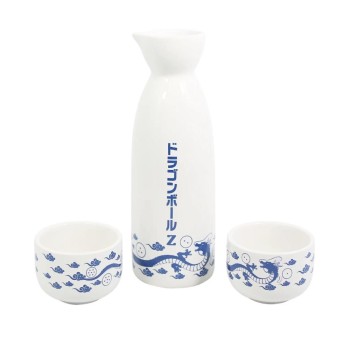 Dragon Ball Z Officially licensed Ceramic Sake Set Blue Shenron