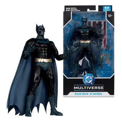 DC Multiverse Action Figure Black Mask as Batman (Beneath the Mask) 18cm