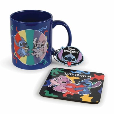 Lilo & Stitch Officially licensed Mug, Coaster and Keychain Set You´re my Fave
