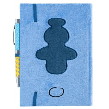Stitch Officially licensed Premium Plush Notebook A5 with pen Tropical