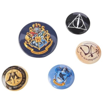 Harry Potter Pin-Back Buttons 5-Pack Hogwarts