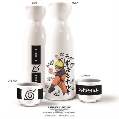 Naruto Shippuden Ceramic Sake Set Naruto