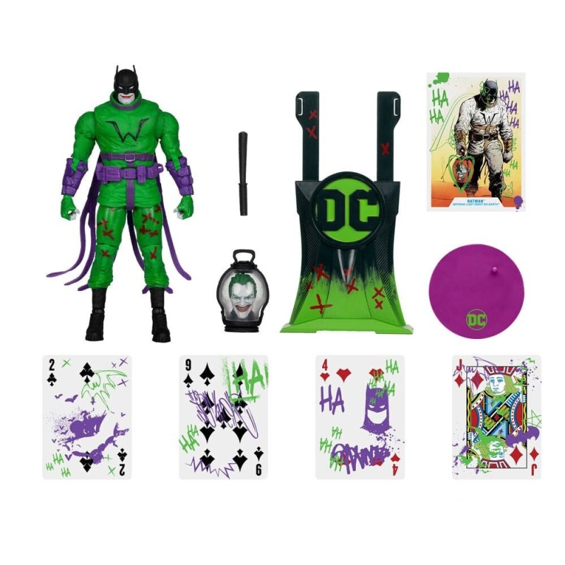 DC Multiverse Action Figure Batman (Batman: Last Knight on Earth) Jokerized (Gold Label) 18cm