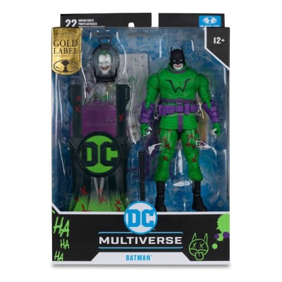 DC Multiverse Action Figure Batman (Batman: Last Knight on Earth) Jokerized (Gold Label) 18cm