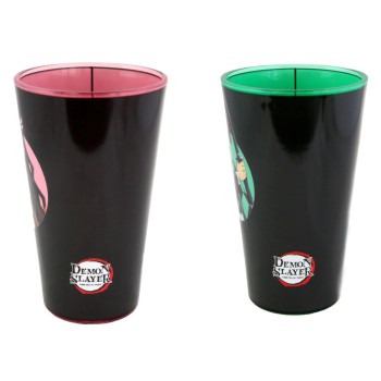 Demon Slayer Officially licensed Drinking Glasses 2-Pack Tanjiro & Nezuko 473ml
