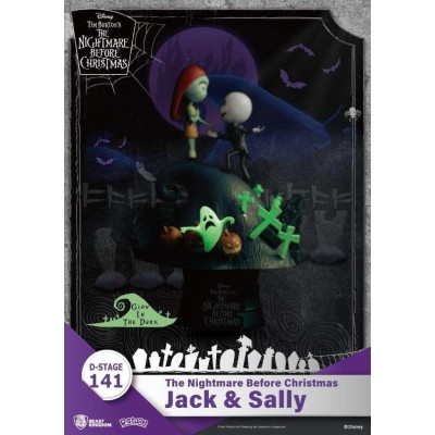  Disney: Nightmare before Christmas Jack & Sally Φιγούρα ύψους 15εκ. BKDDS-141 Beast Kingdom