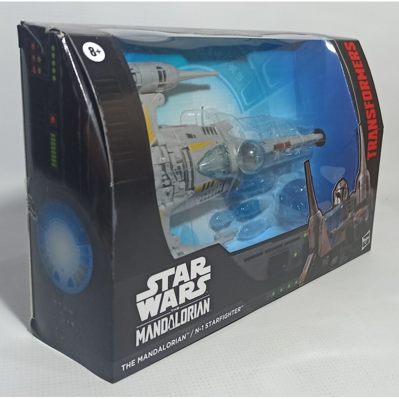 Star Wars x Transformers Action Figure The Mandalorian / N-1 Starfighter 19cm