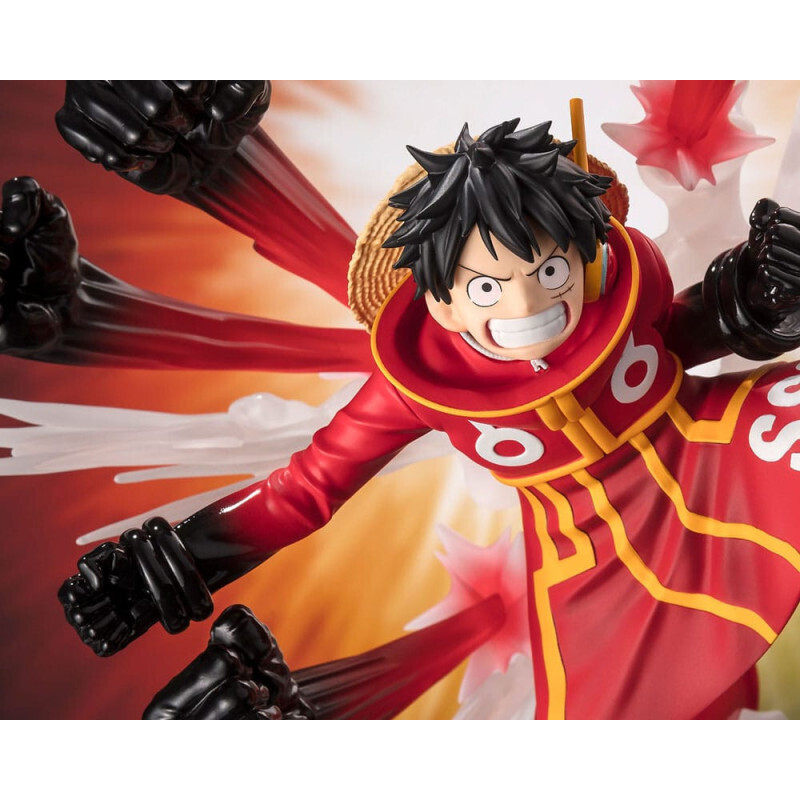 One Piece Figuarts ZERO Extra Battle PVC Statue Monkey D. Luffy -Gum Gum Hawk Gatling- 19cm BTN67504