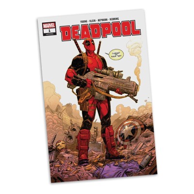 Marvel Collection Pvc Statue 1/6 Deadpool Deadpool #1 Grey Suit Chase 27Cm