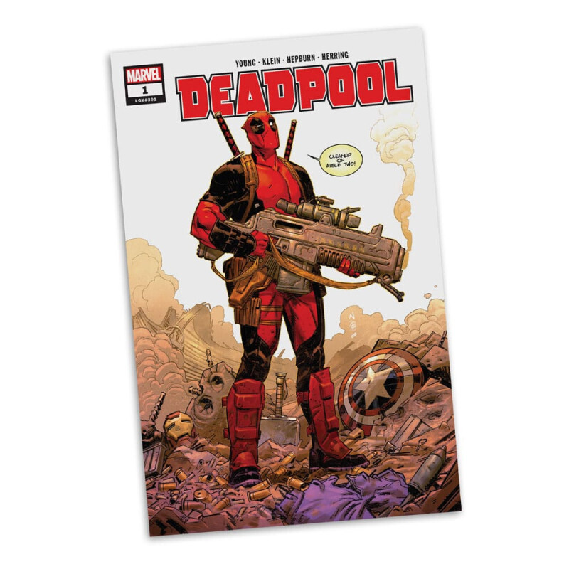 Marvel Collection Pvc Statue 1/6 Deadpool Deadpool #1 Grey Suit Chase 27Cm