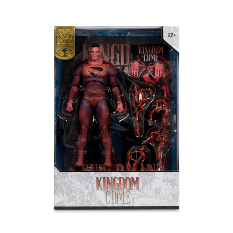 DC Multiverse McFarlane Cover Recreations Action Figure Superman (Kingdom Come) (Gold Label) 18cm