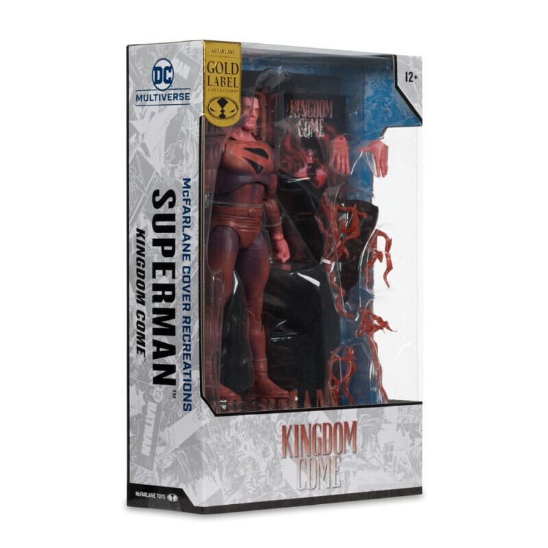 DC Multiverse McFarlane Cover Recreations Action Figure Superman (Kingdom Come) (Gold Label) 18cm