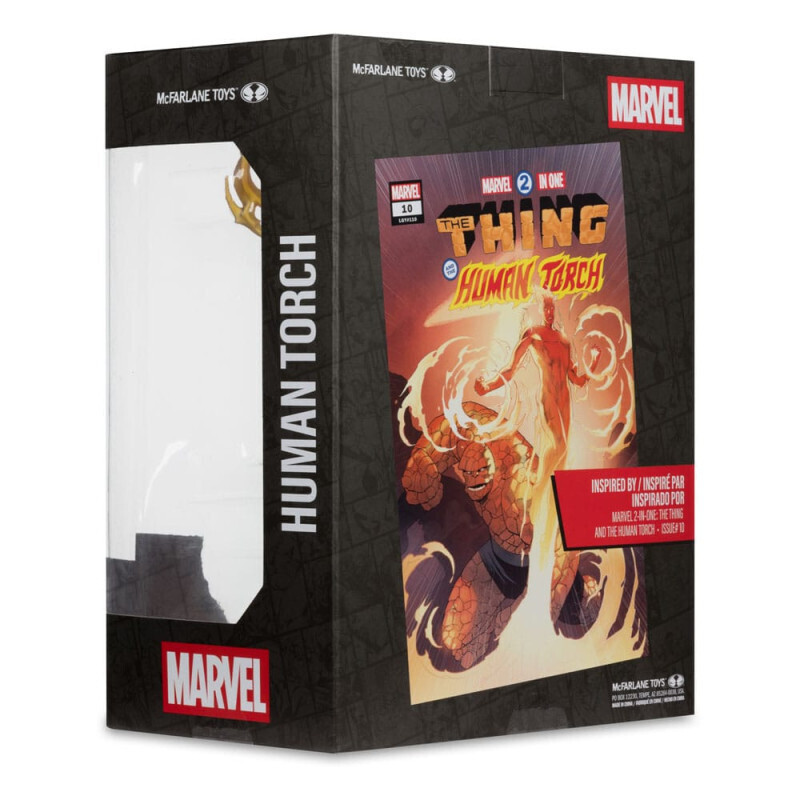 Marvel Collection PVC Statue 1/6 Human Torch (Marvel 2 in 1 #10) 29cm