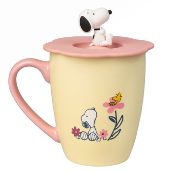 Peanuts High quality Officially licensed Mug with lid Premium Ver. 350 ml