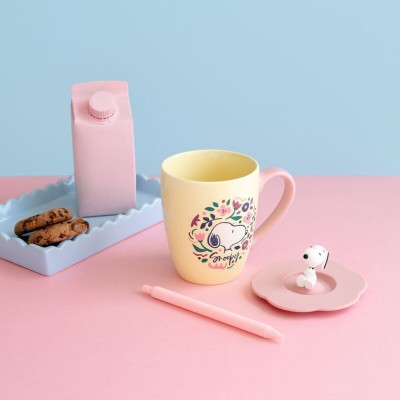 Peanuts High quality Officially licensed Mug with lid Premium Ver. 350 ml