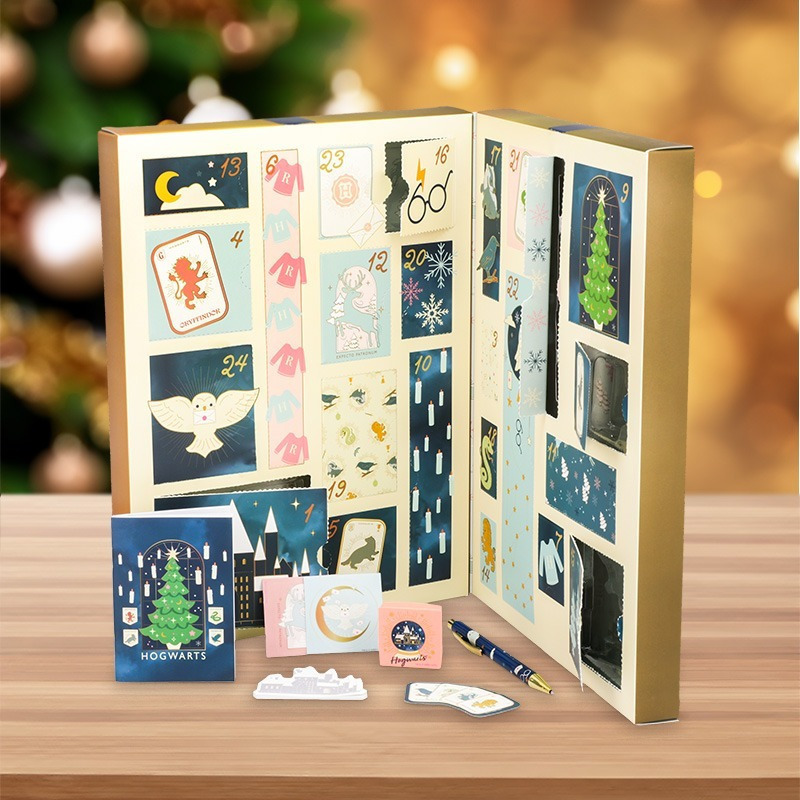 Harry Potter Officially licensed Advent Calendar Stationery 24 Day Hogwarts