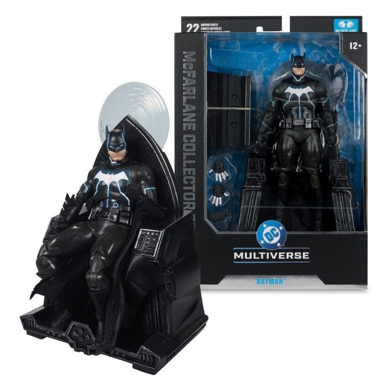 DC Multiverse McFarlane Collector Edition Action Figure #47 Batman & Mobius Chair (Darkseid War) 18cm