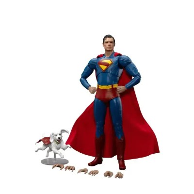 Superman 2025 Action Figure Superman & Krypto 21cm